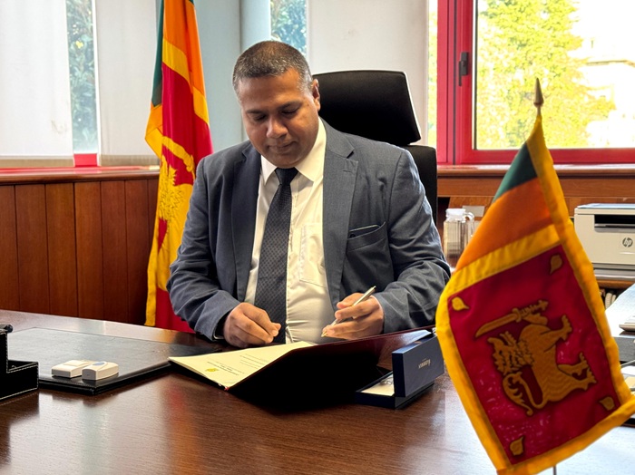 Newly appointed Sri Lanka Consul General assumes duties in Milan