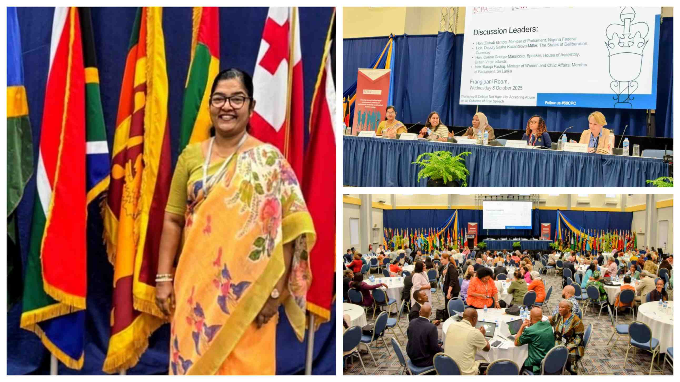 Debate not hate: Sri Lanka’s Saroja Paulraj joins Commonwealth call to end political abuse