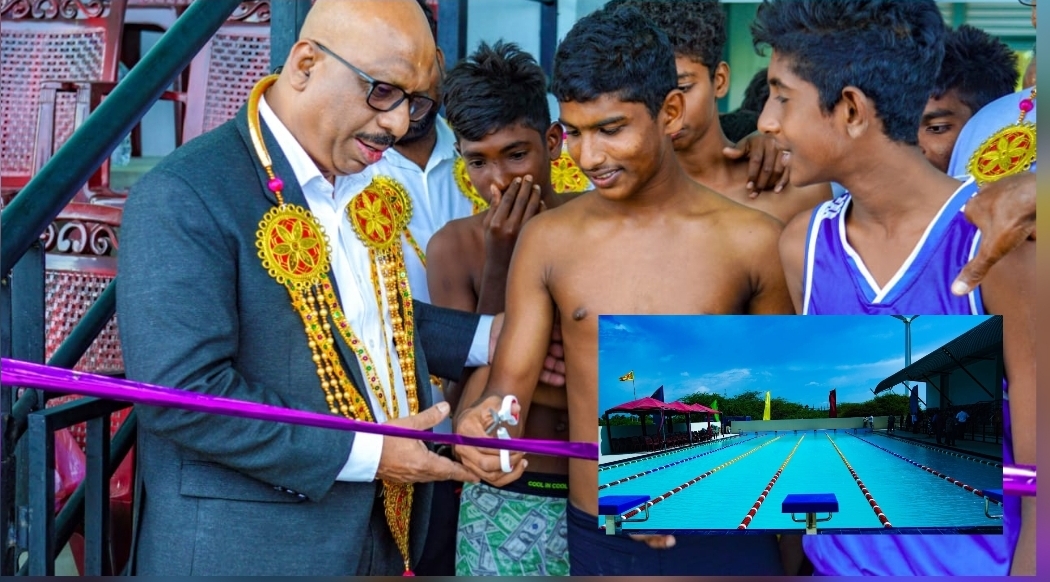 Mannar District Sports Complex swimming pool opened