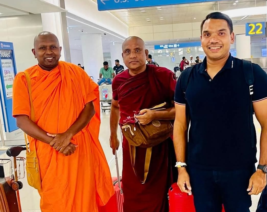 Namal Rajapaksa in Korea to attend series of religious events