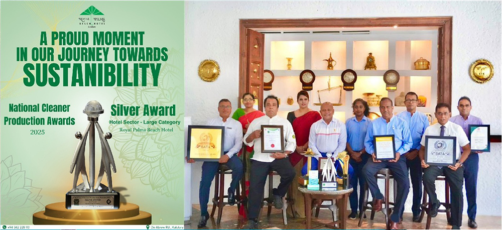 Royal Palms Beach Hotel Wins Silver at National Cleaner Production Awards 2025