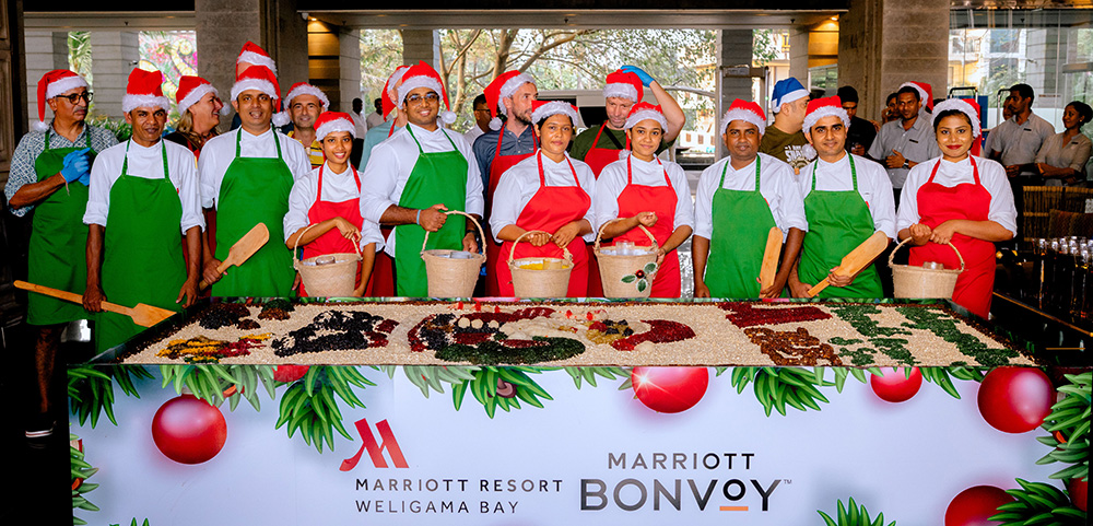 Weligama Bay Marriott Resort & Spa Kicks Off the Festive Season with Annual Cake Mixing Ceremony