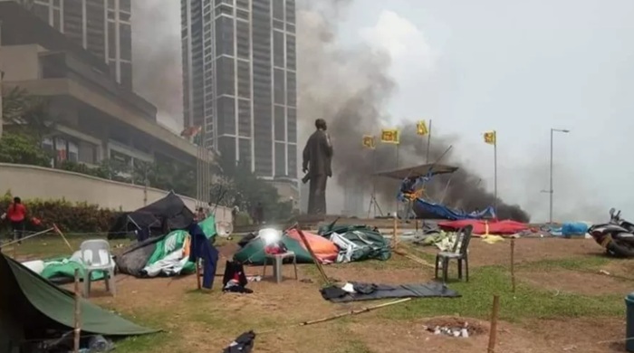 Former MPs among 31 suspects identified in 2022 attack on ‘GotaGoGama’