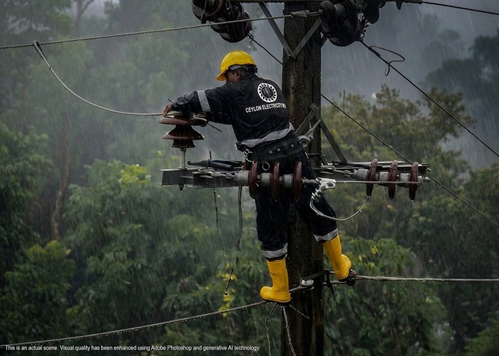 Severe weather cuts power to 25% of Sri Lanka