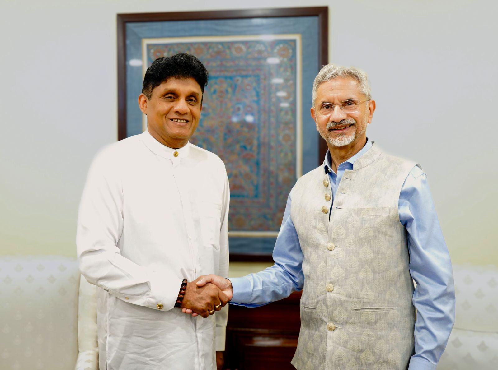 Sajith holds key talks with Indian FM Jaishankar