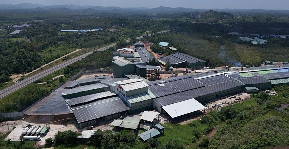 Sri Lanka’s largest rooftop solar project at the Macktiles Lanka (Pvt) Ltd. factory complex in Bandaragama