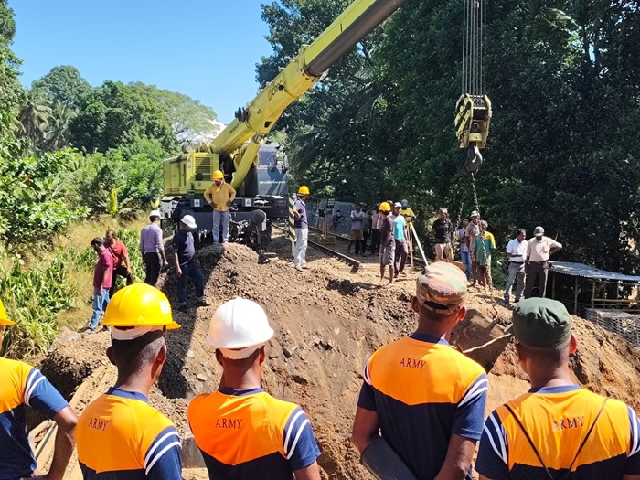 Adverse weather strands 12 train sets on up‑country line