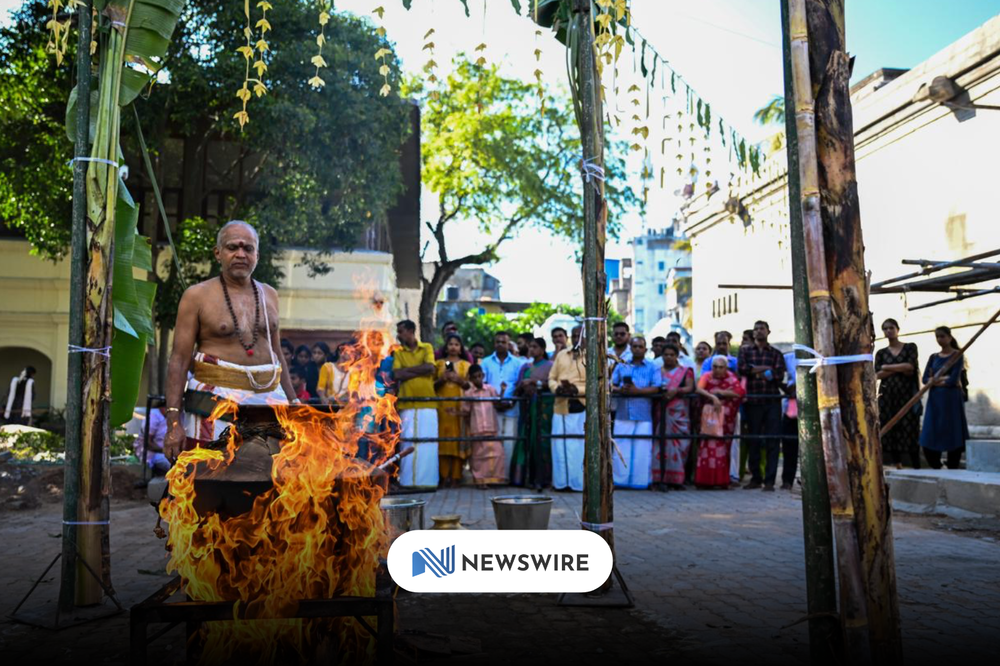 PHOTOS: Sri Lankan Tamil Community Celebrates Thai Pongal with Offerings and Prayers
