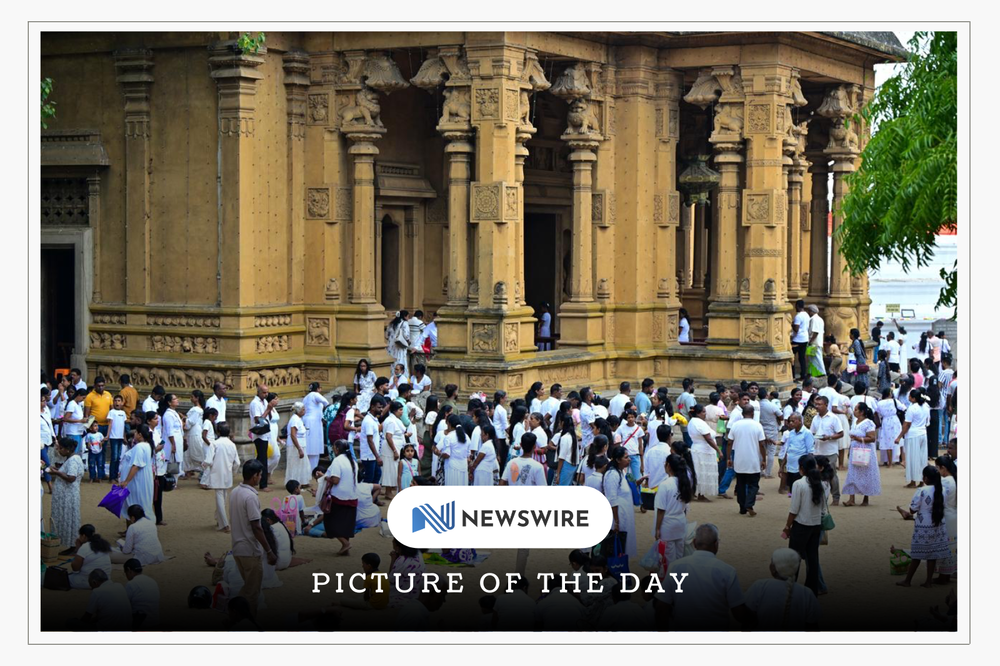 Picture of the Day : Religious observances at Kelaniya Raja Maha Viharaya