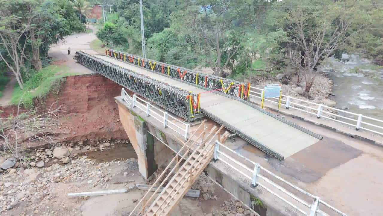 First India-assisted Bailey Bridge opened under post-Ditwah reconstruction