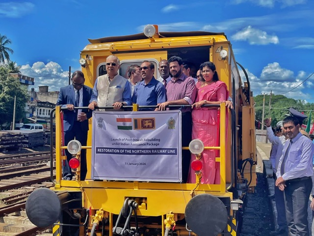 Restoration work on Northern and Talaimannar railway lines commences