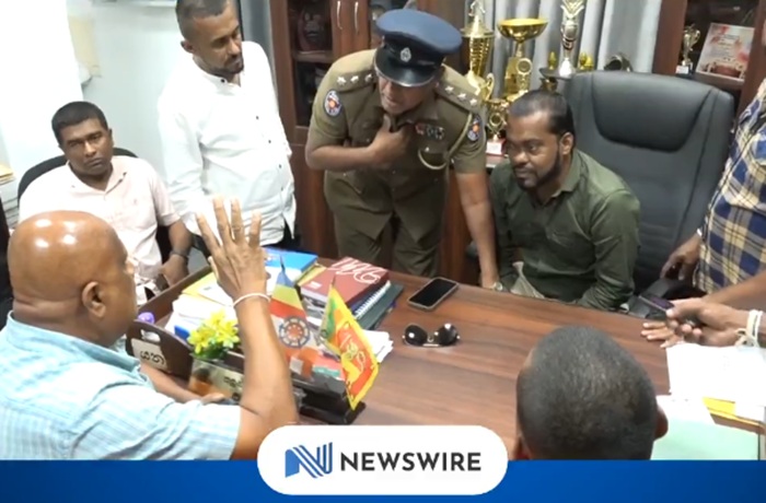 Obstruction of duties : SJB Matugama PS Chairman arrested
