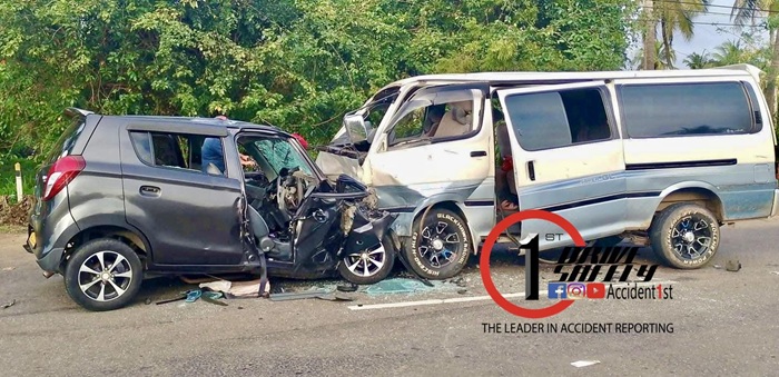 Three killed in Mundalama car-van collision