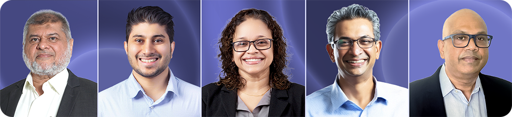 Featured in the photo from L-R: Sattar Kassim - Chairman,Roar Global, Mustafa Kassim - Founder/CEO, Roar Global, DulangaWydeman - Director Legal Affairs, Roar Global, Rajan Anandan, and Prajeeth Balasubramanium, Managing Partner of BOV Capital.