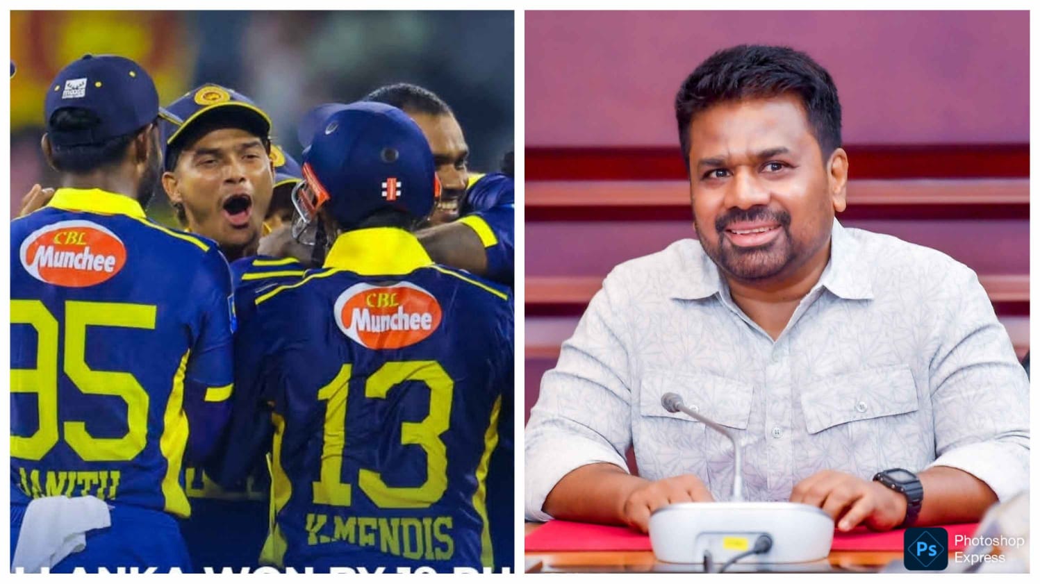 President backs Sri Lanka team with World Cup just days away