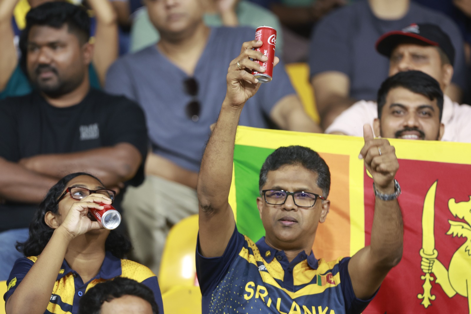 How many fans filled stadiums across India & Sri Lanka?