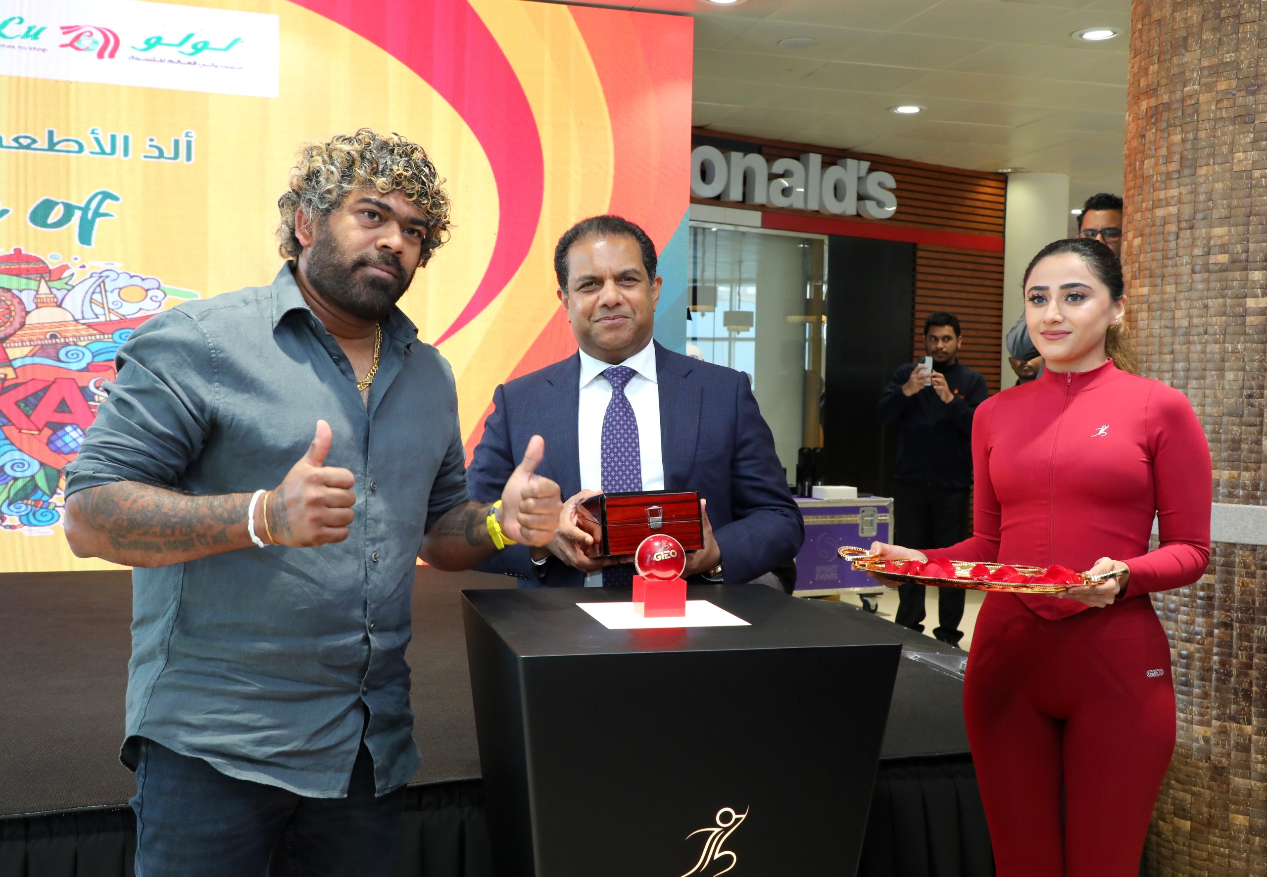Australian-Born GIEO Active Launches in Qatar with Lasith Malinga