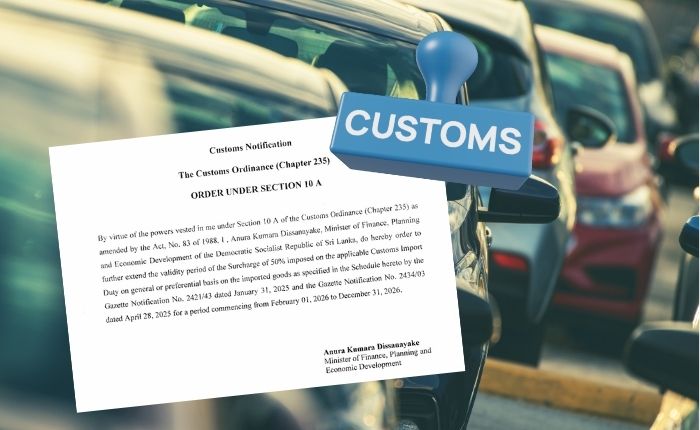 Vehicle surcharge extended until December 2026