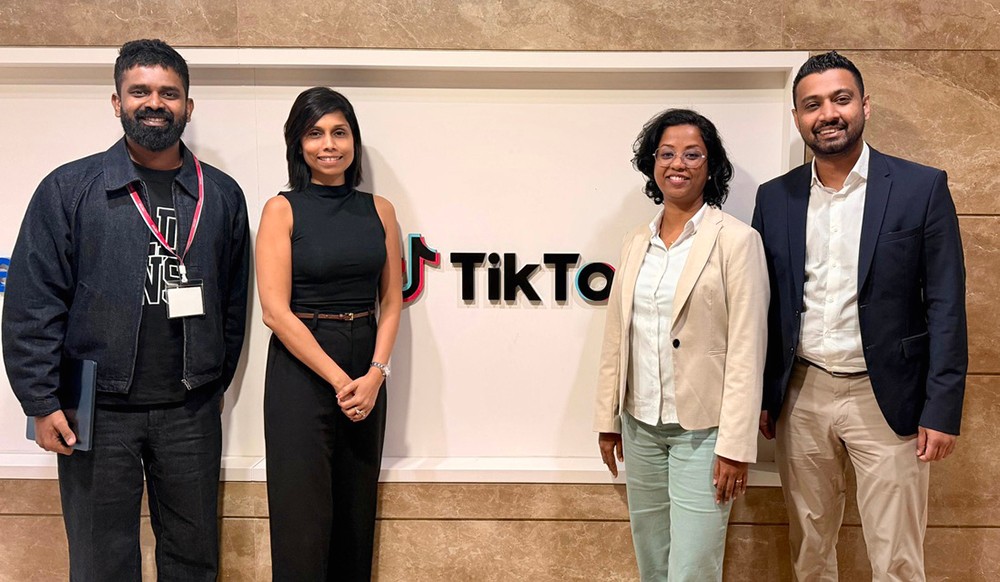 Roar Adx and Tiktok representatives with the team from Ceylon Biscuits Limited.
