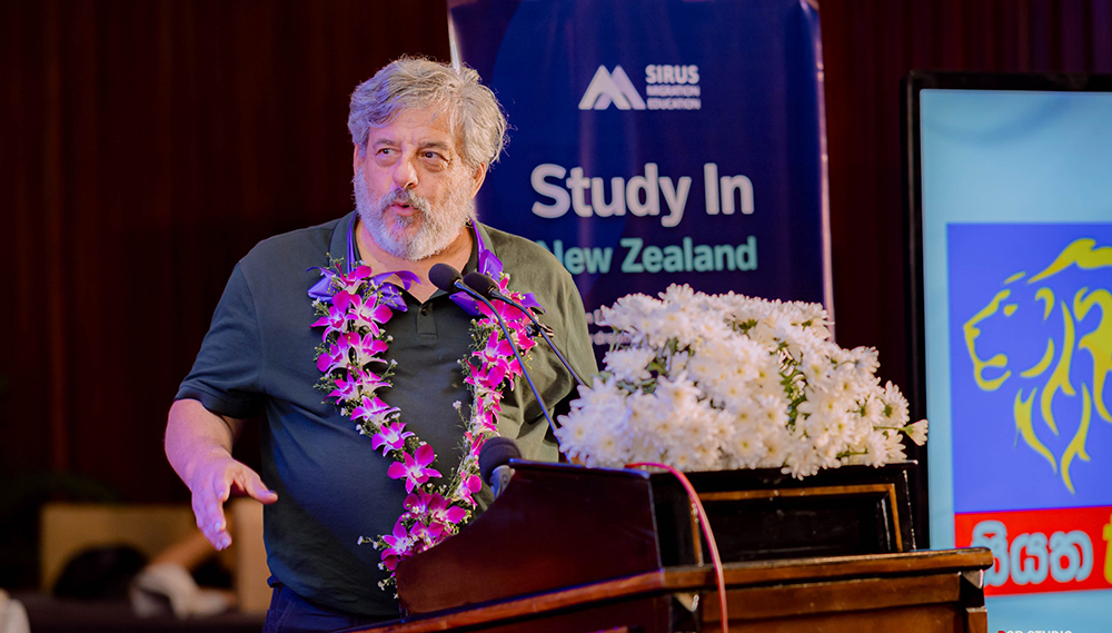 Prof. Steven Stern addressing the gathering