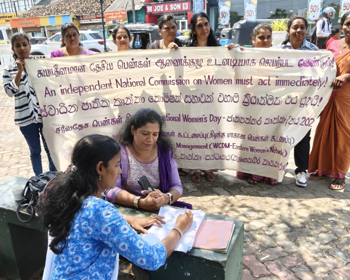 Batticaloa women’s group urge action on Women’s Commission
