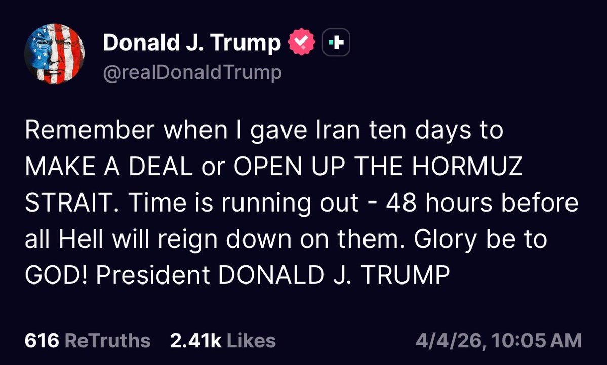 Trump warns Iran: 48 hours to Make Deal or ‘All Hell’ will break loose