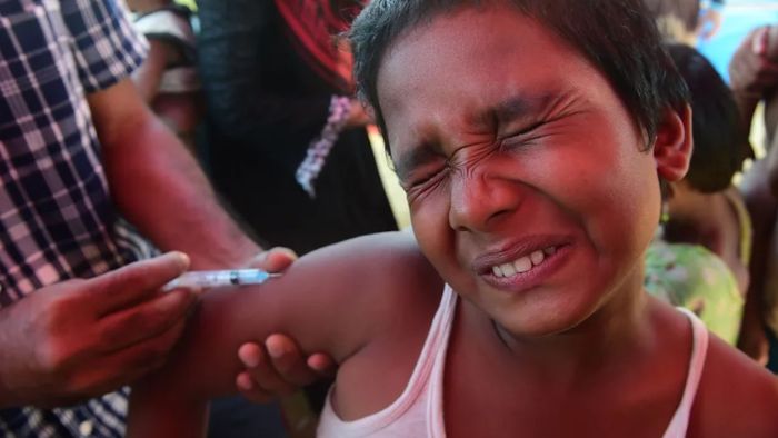 Bangladesh missed its last measles vaccine drive. Now dozens of children are dying