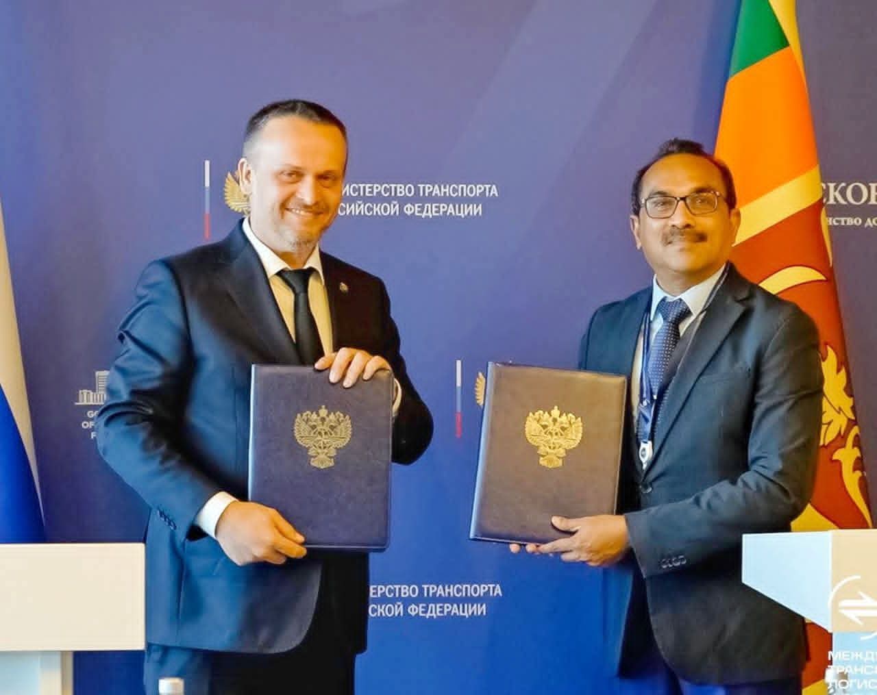Sri Lanka, Russia sign MoU to strengthen transport cooperation