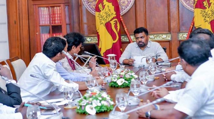 Hill-country MPs led by Mano Ganesan meet President to discuss community issues