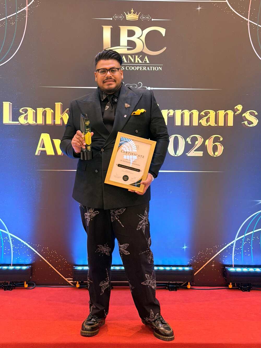 Danu Innasithamby Honoured at Lanka Chairman’s Awards 2026