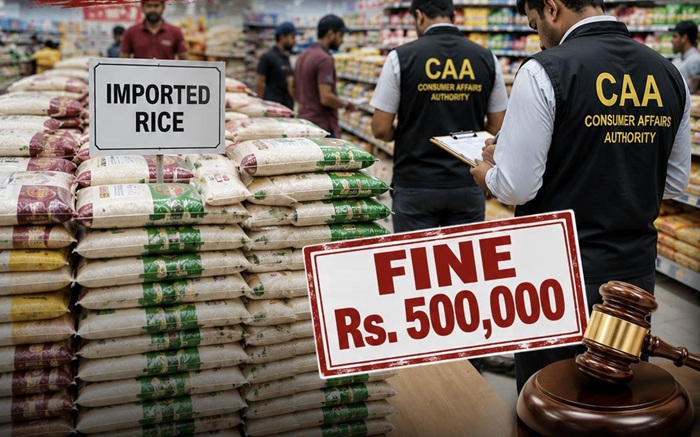 Mulleriyawa supermarket fined Rs. 500,000 for overpricing rice