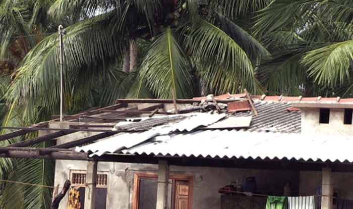 Inclement weather : 204 houses partially damaged in 13 districts