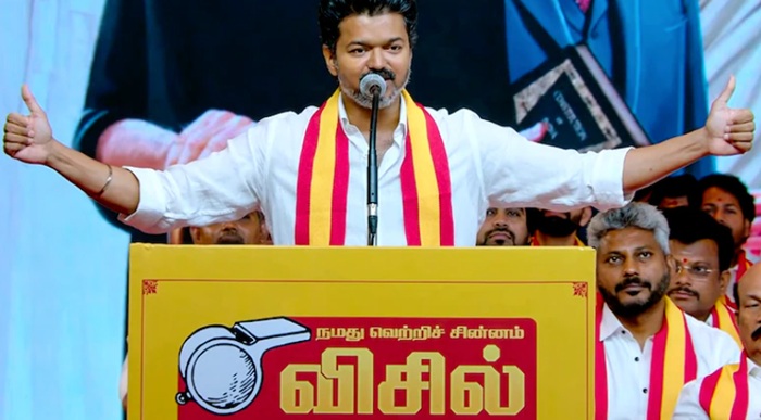 Tamil Nadu Elections : Vijay leads TVK surge as party crosses 100-seat mark