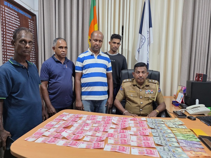 Galle man arrested over temple thefts; cash and foreign currency seized