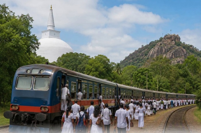 Special train services for Poson