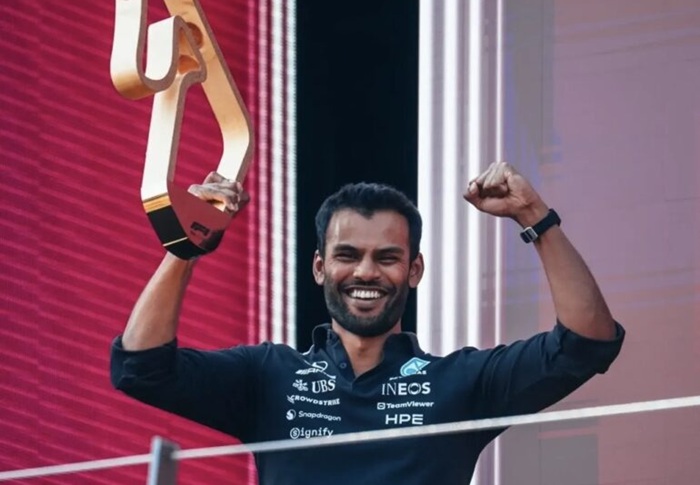 British-Sri Lankan engineer gains spotlight after Mercedes’ Austrian GP win