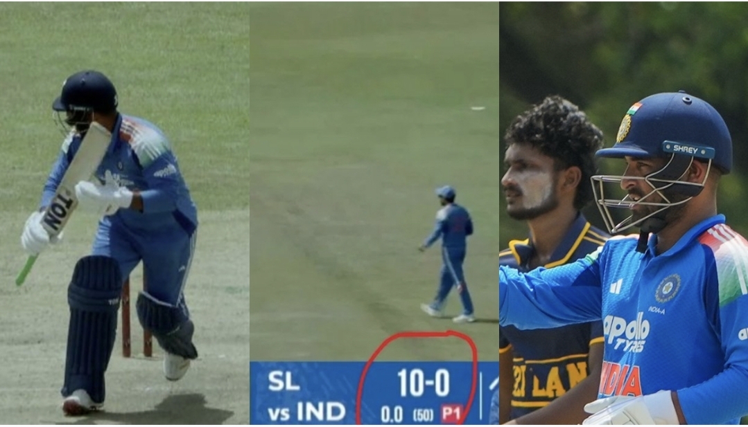 Why India A faced a 10-run penalty while batting against Sri Lanka A