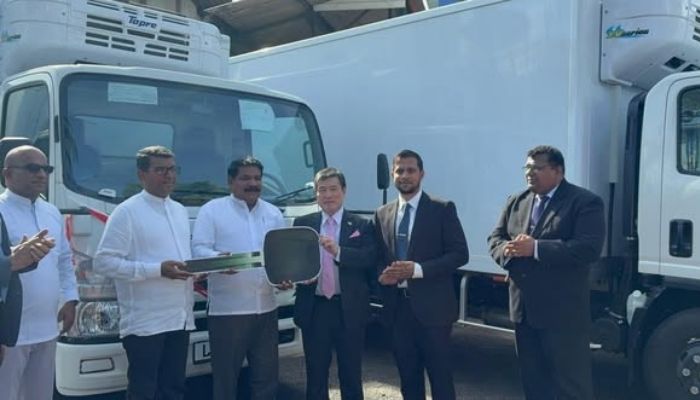 Japan donates six refrigerated trucks to reduce po