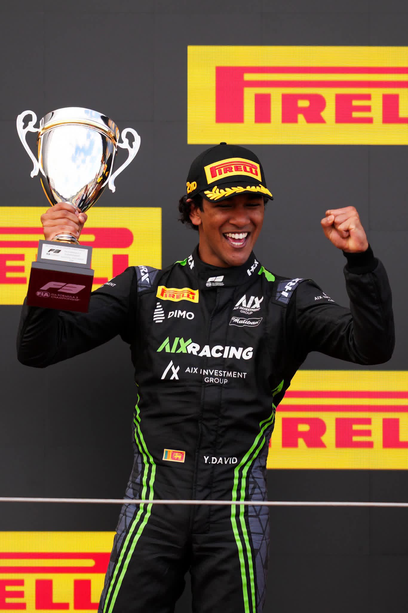 Sri Lanka’s Yevan David claims Formula 3 podium at Silverstone