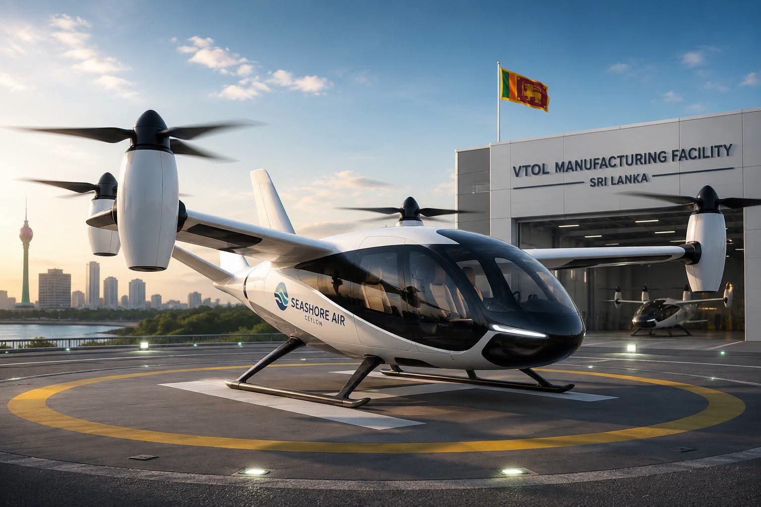 Sri Lankan Startup Proposes VTOL Aircraft Manufacturing Facility