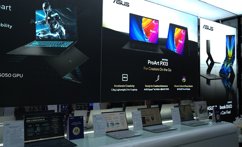 The newly opened ASUS Store, Sell X Computers, located at the Galle City Center