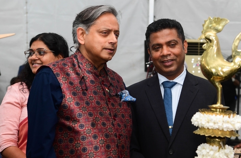 Shashi Tharoor in Colombo for launch of Colombo Literary Festival 2026