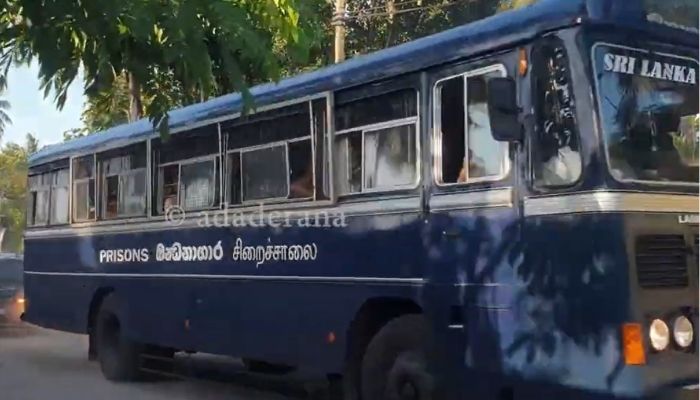 Group of Negombo Prison inmates transferred to Bogambara prison