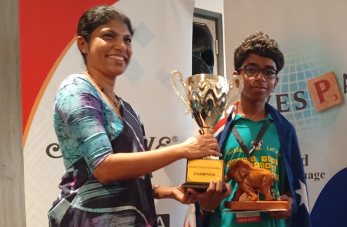 Sri Lankan origin teenager wins World Youth Scrabble Championship for Australia