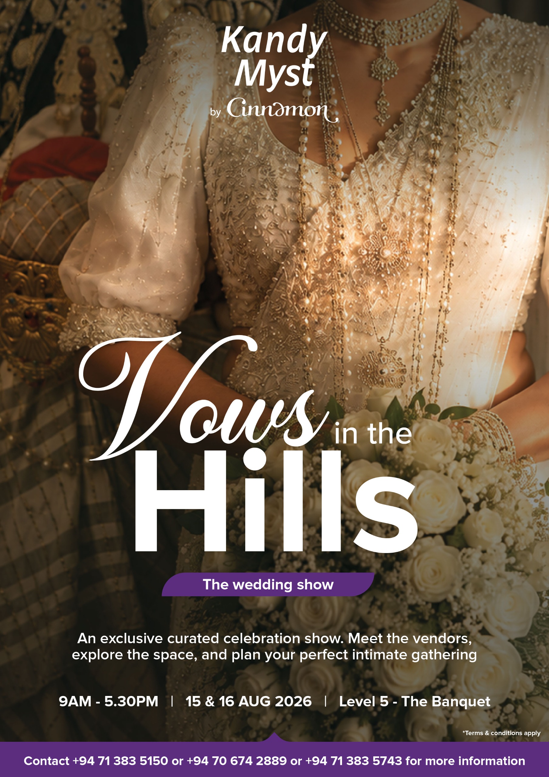 Kandy Myst by Cinnamon to Host ‘Vows in the Hills’ Wedding Showcase This August
