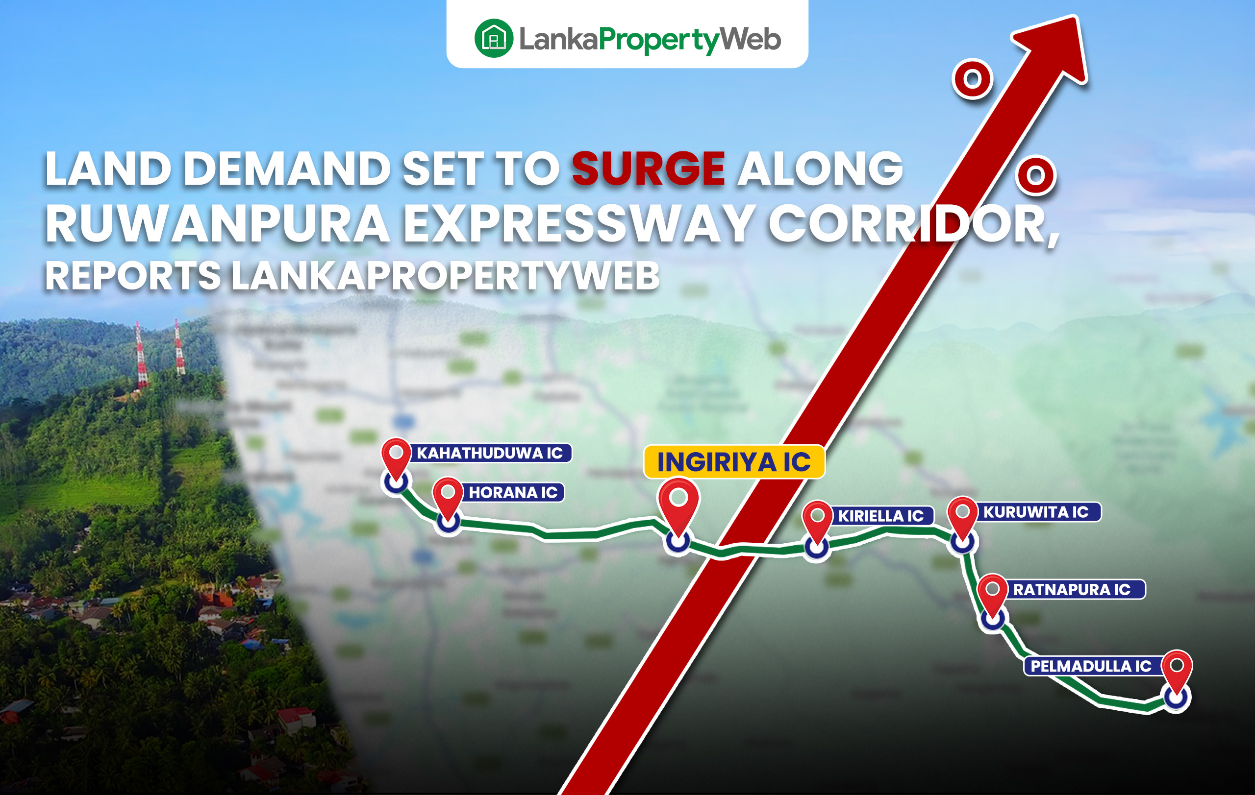 Land Demand Set to Surge Along Ruwanpura Expressway Corridor, Reports LankaPropertyWeb