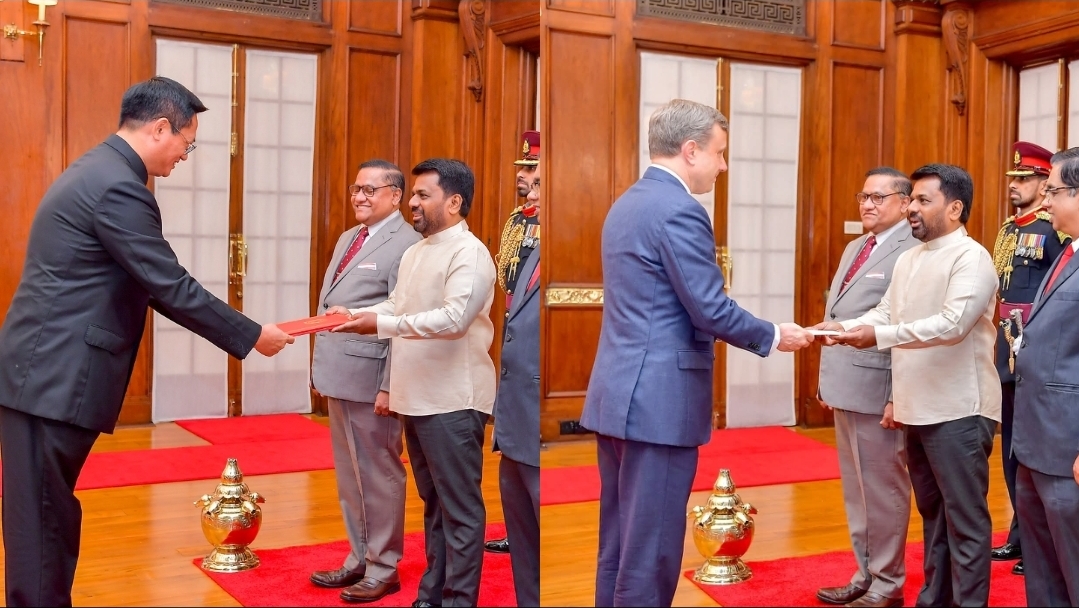 11 New Envoys to Sri Lanka Present Credentials to President
