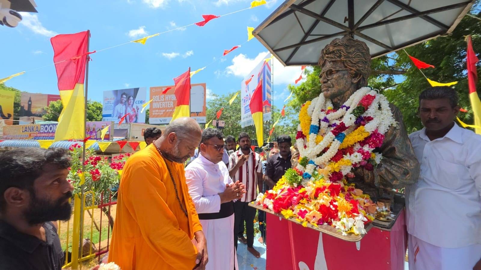 Hundreds gather in Jaffna as Thileepan commemorations conclude