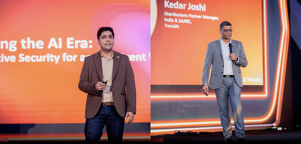 Left: Kunal Kimatkar - Head of Commercial Enterprise Business, India & SAARC, TrendAI, Top Right: Kedar Joshi - Distributions Partner Manager, India & SAARC, TrendAI