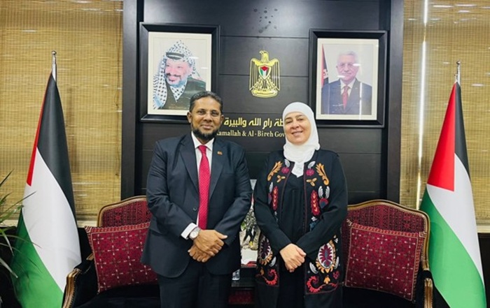 Sri Lanka and Palestine move to expand diplomatic, economic and humanitarian ties